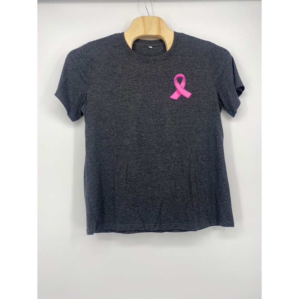 T-Shirt XL Gray Breast Cancer Awareness Survivor Graphic Excellent